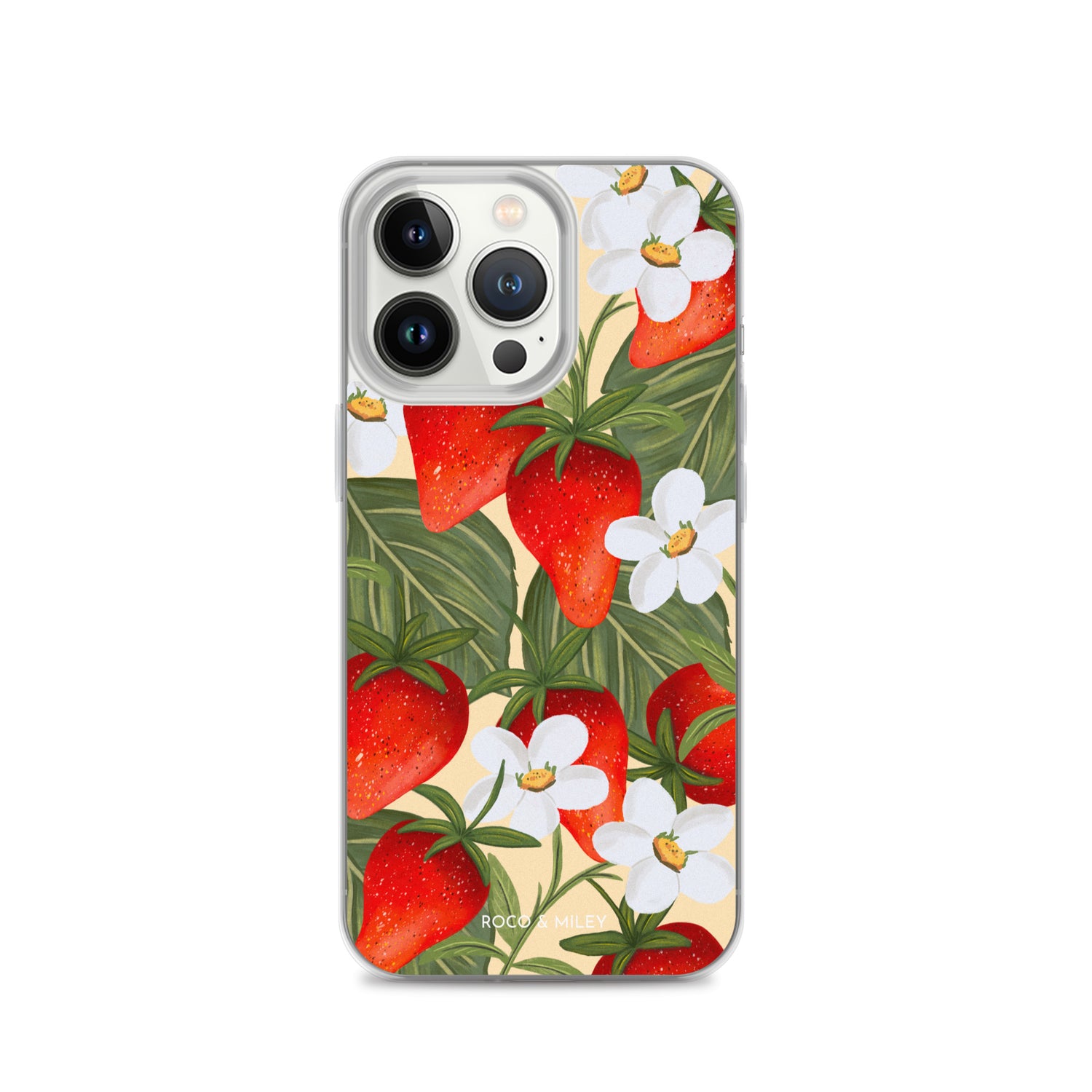 Strawberry Fields - Clear Case for iPhone