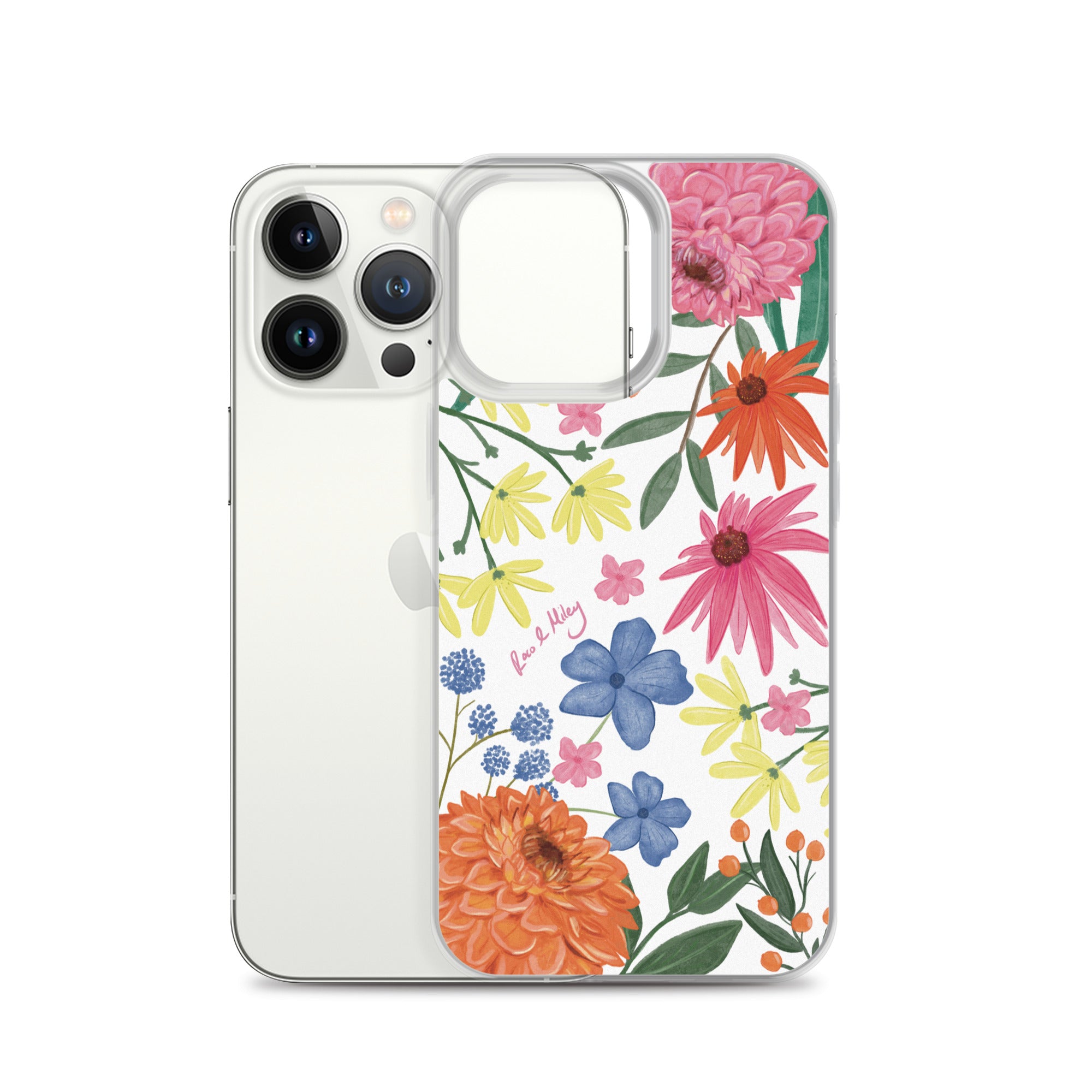 Wildflower - Clear Case for iPhone