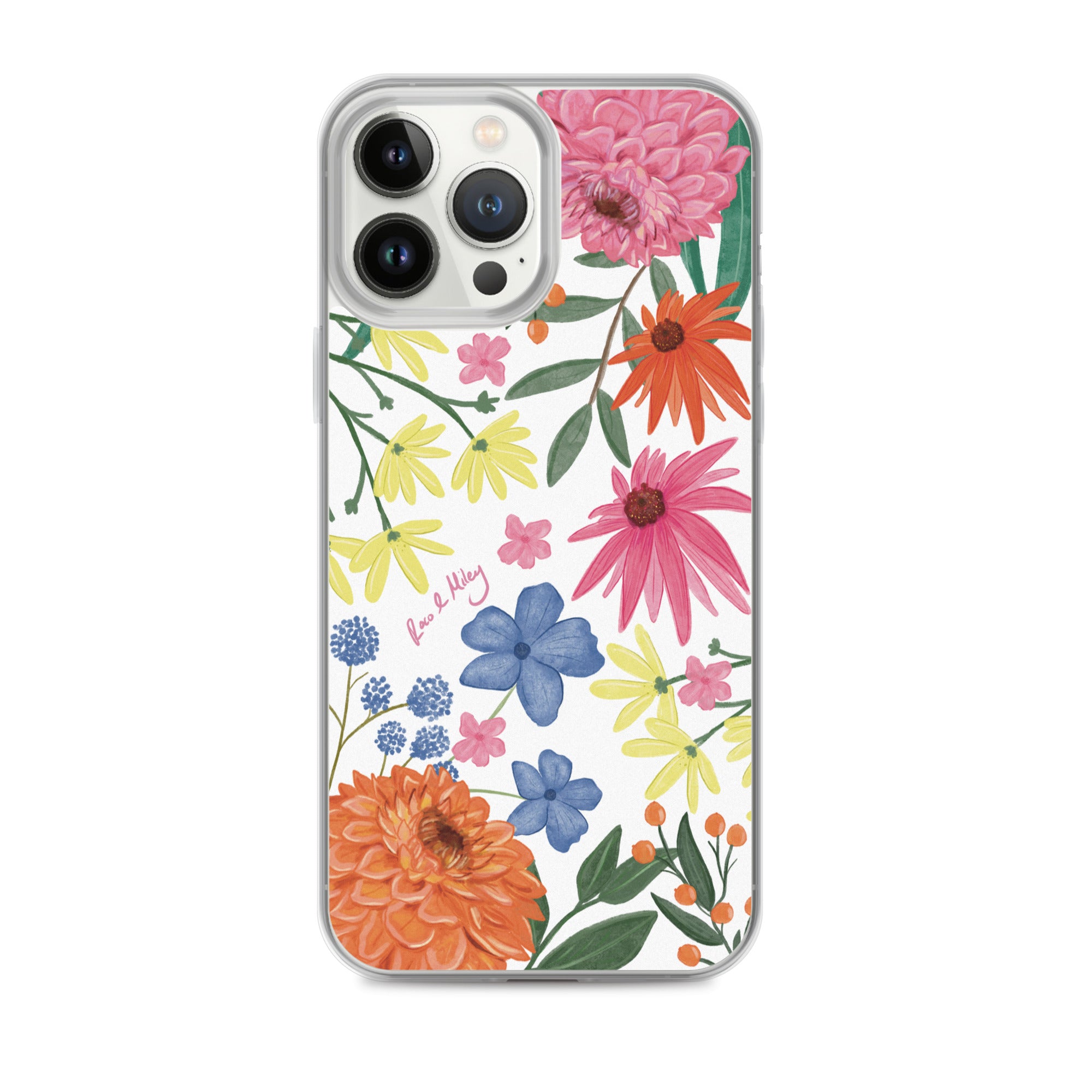 Wildflower - Clear Case for iPhone