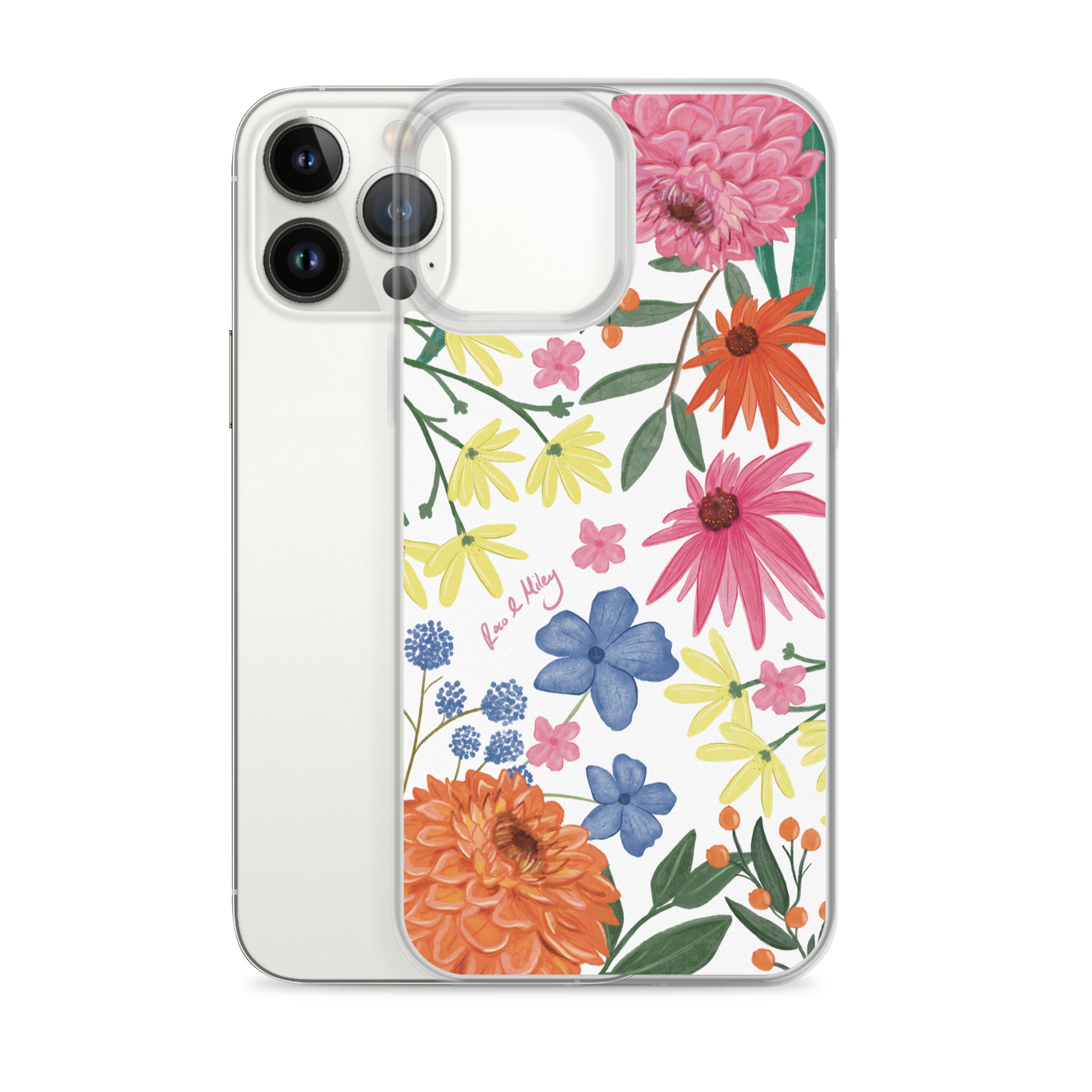 Wildflower - Clear Case for iPhone