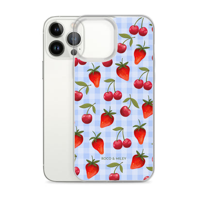 Cherries and Berries - Clear Case for iPhone