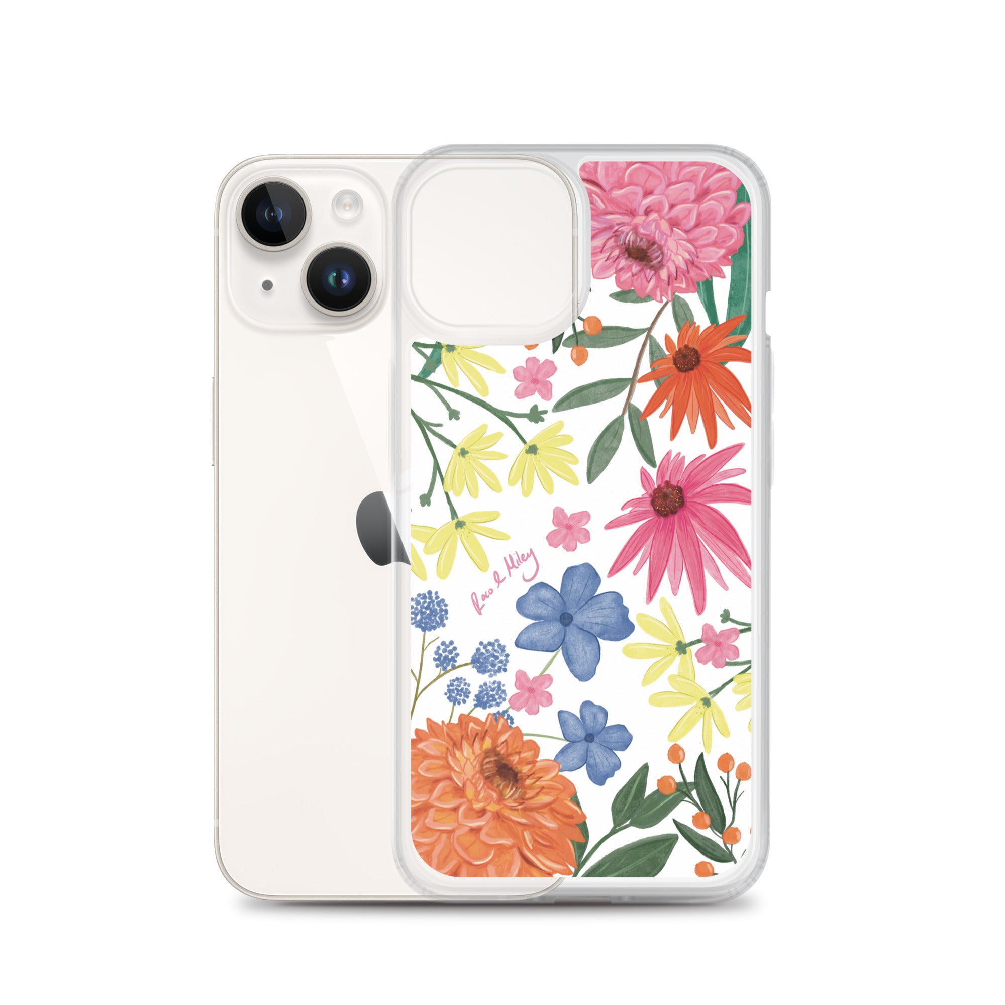 Wildflower - Clear Case for iPhone