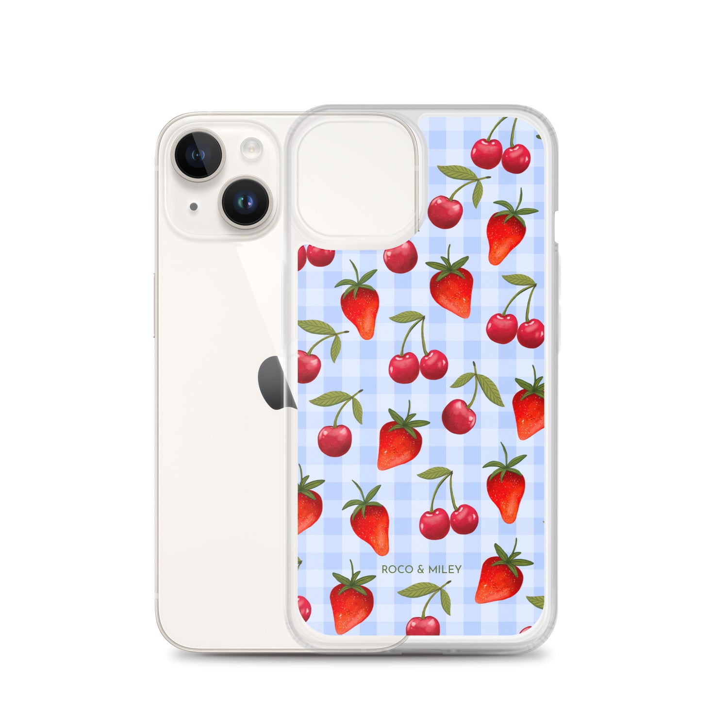 Cherries and Berries - Clear Case for iPhone