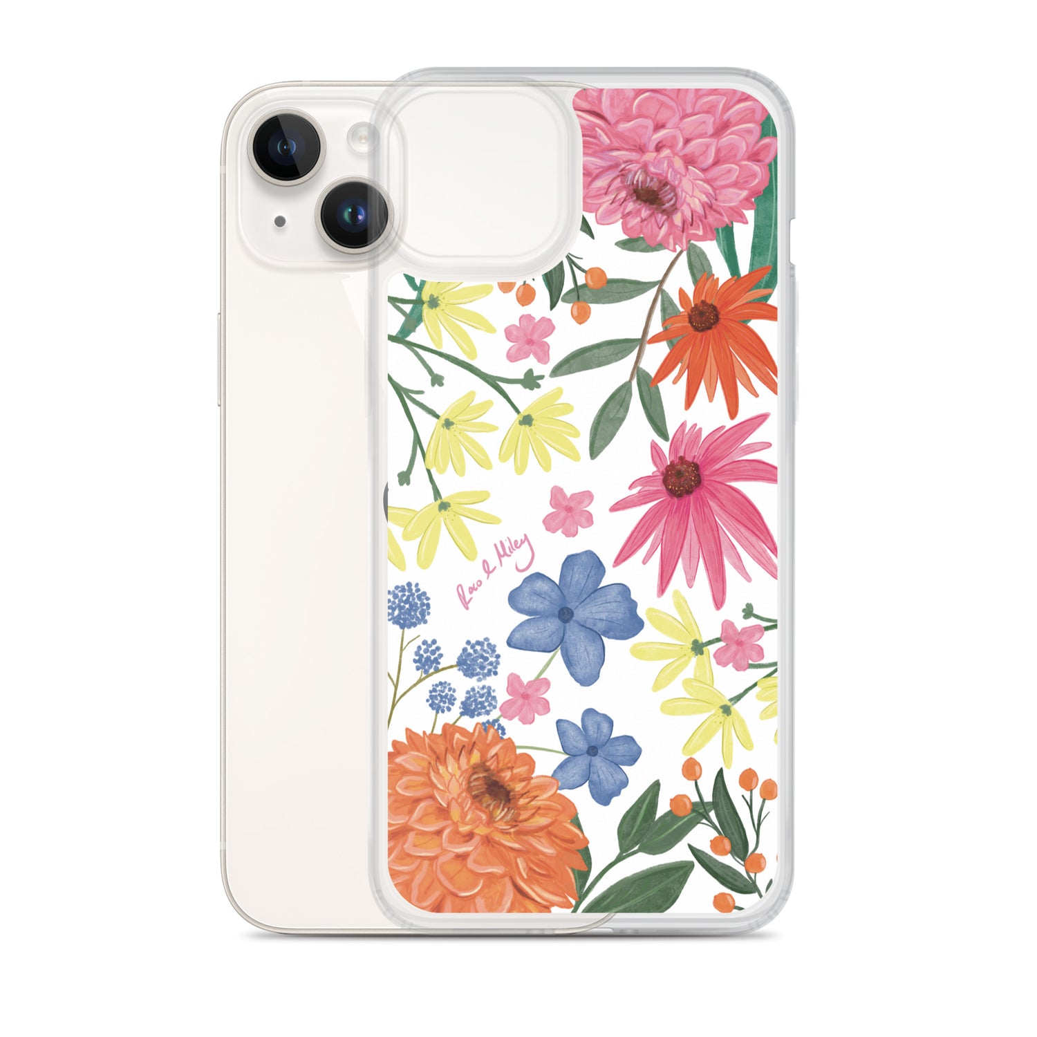 Wildflower - Clear Case for iPhone