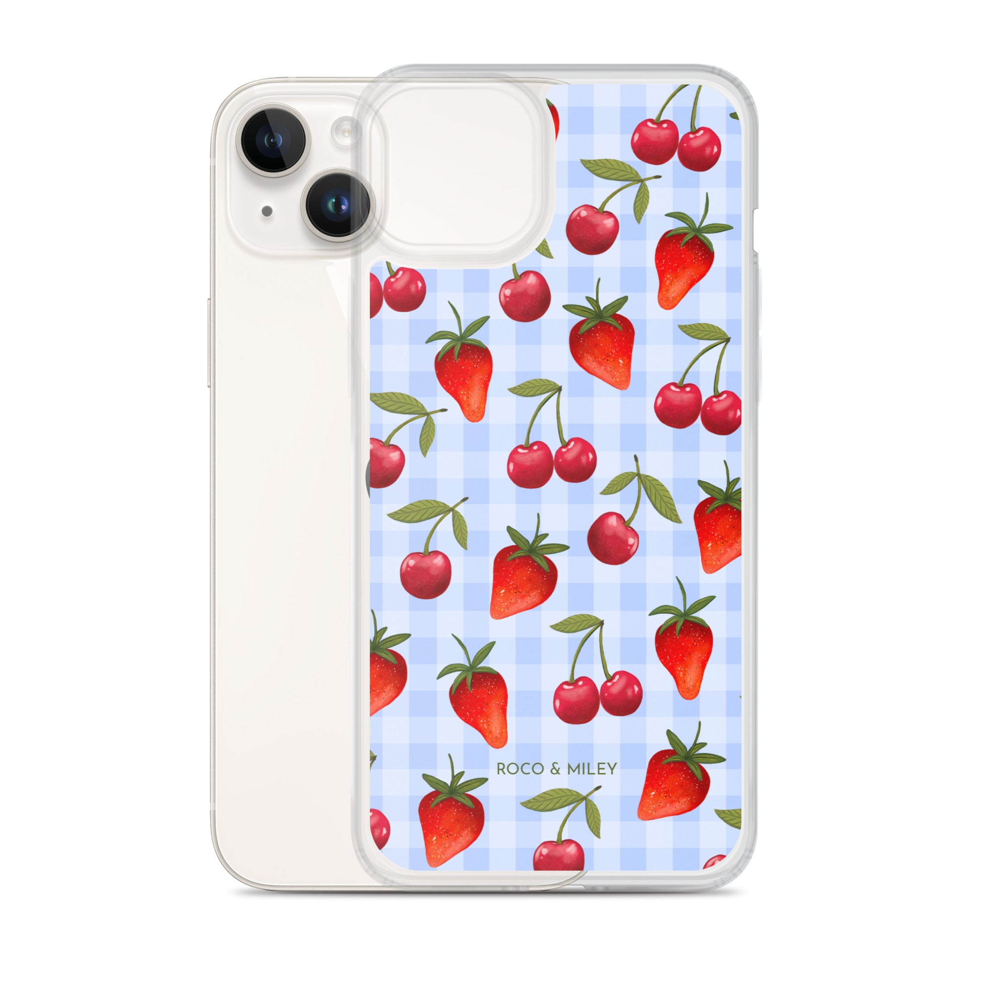 Cherries and Berries - Clear Case for iPhone