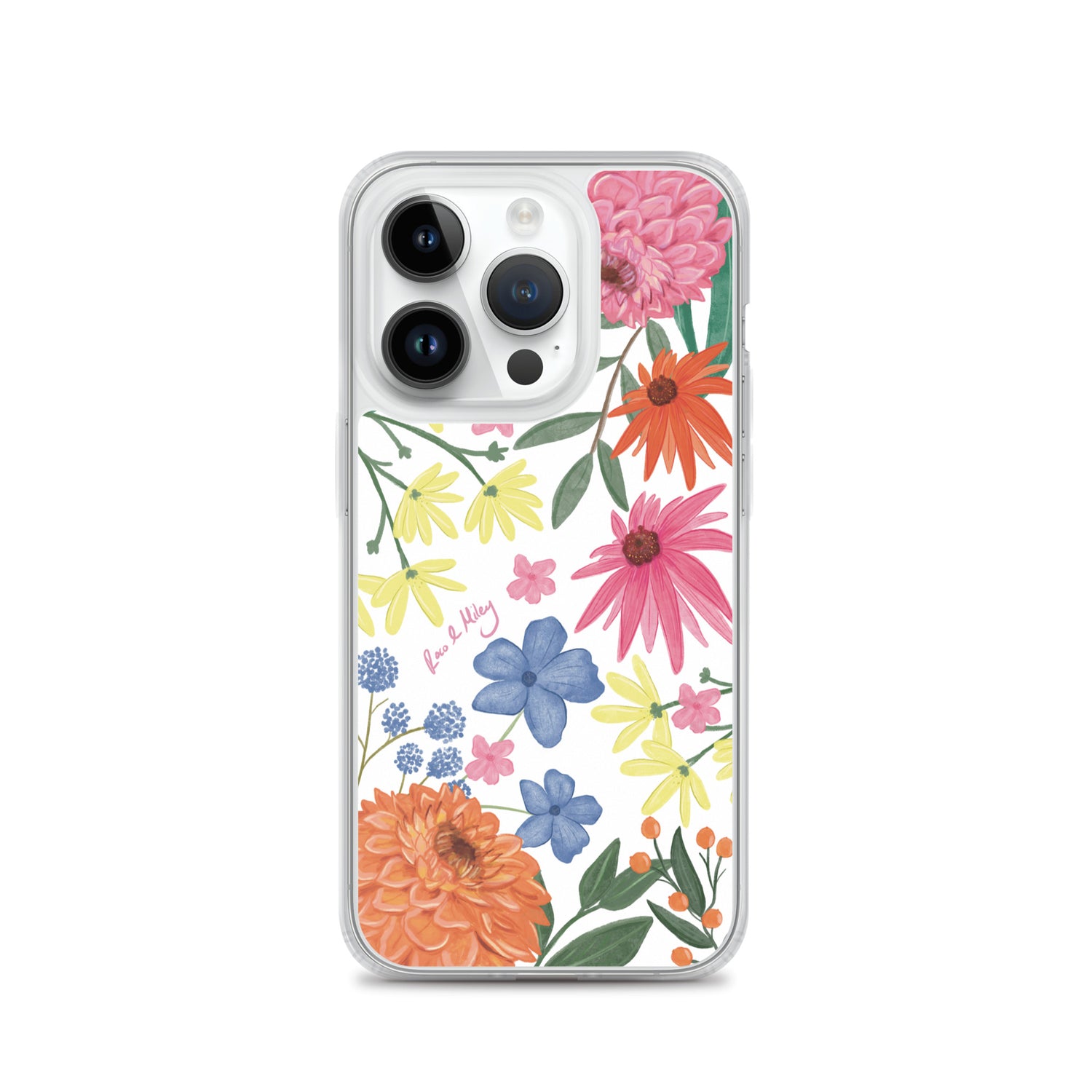 Wildflower - Clear Case for iPhone