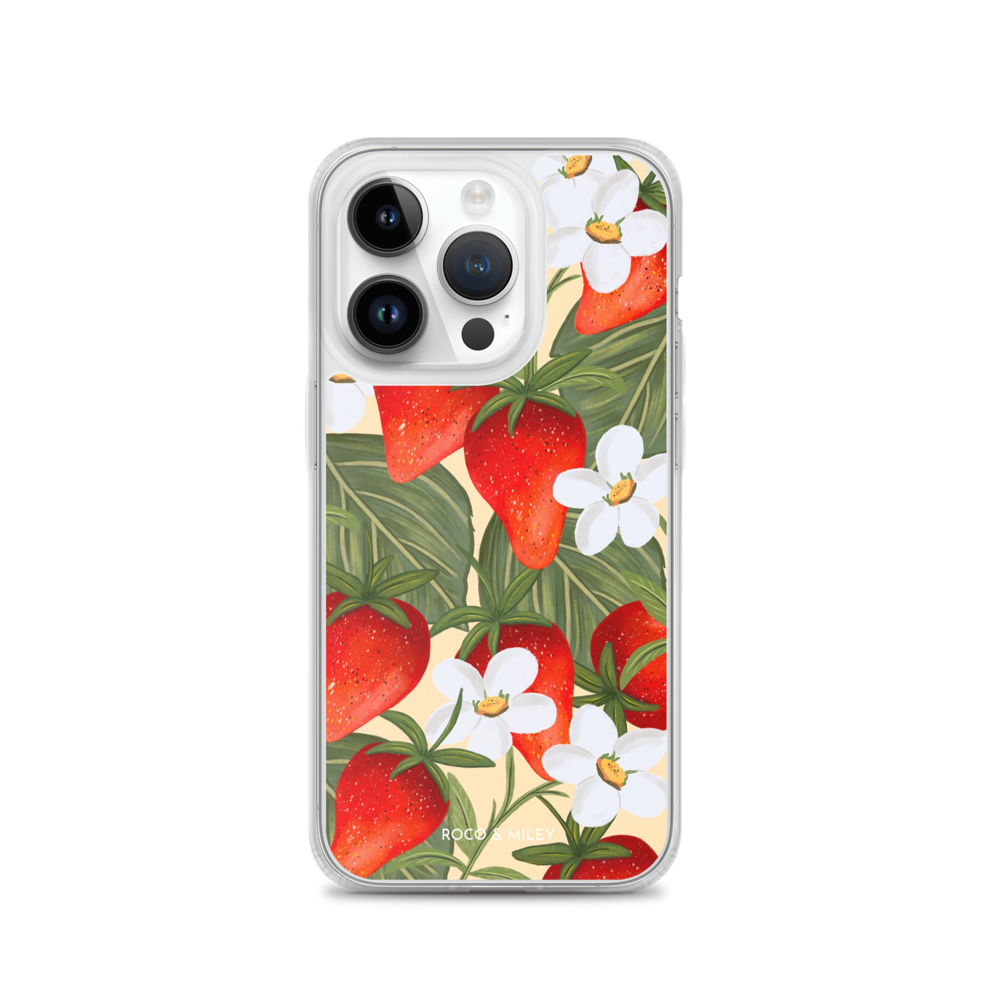 Strawberry Fields - Clear Case for iPhone