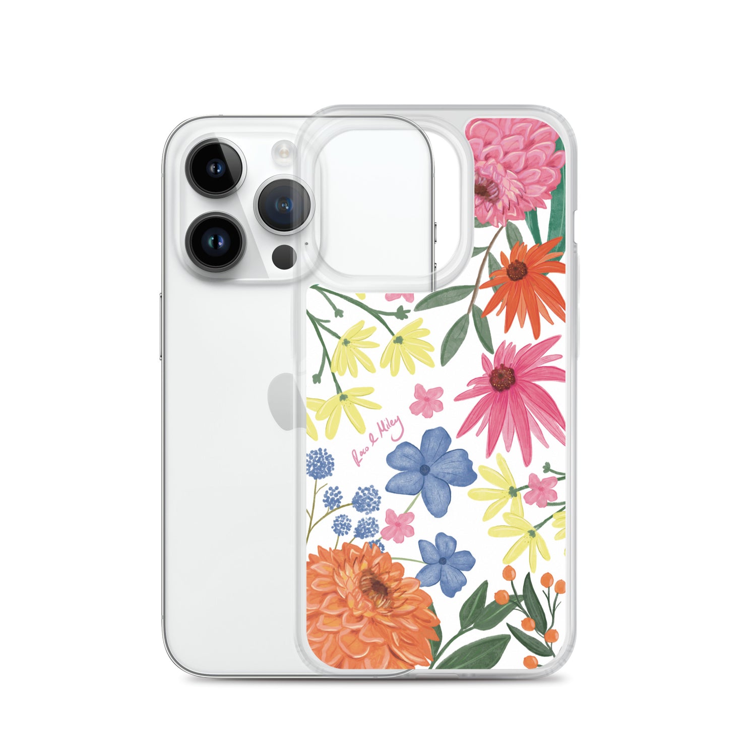 Wildflower - Clear Case for iPhone