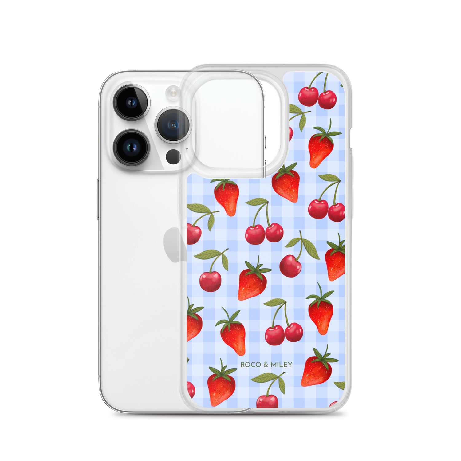 Cherries and Berries - Clear Case for iPhone