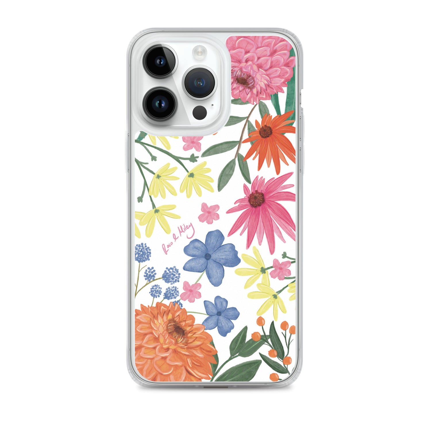 Wildflower - Clear Case for iPhone