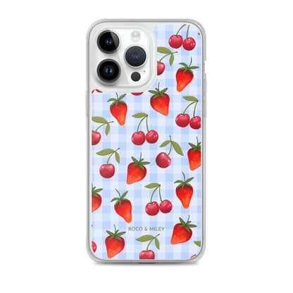 Cherries and Berries - Clear Case for iPhone