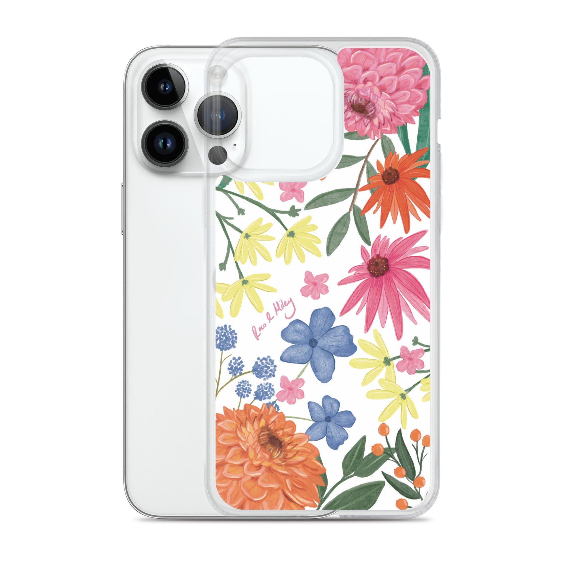 Wildflower - Clear Case for iPhone