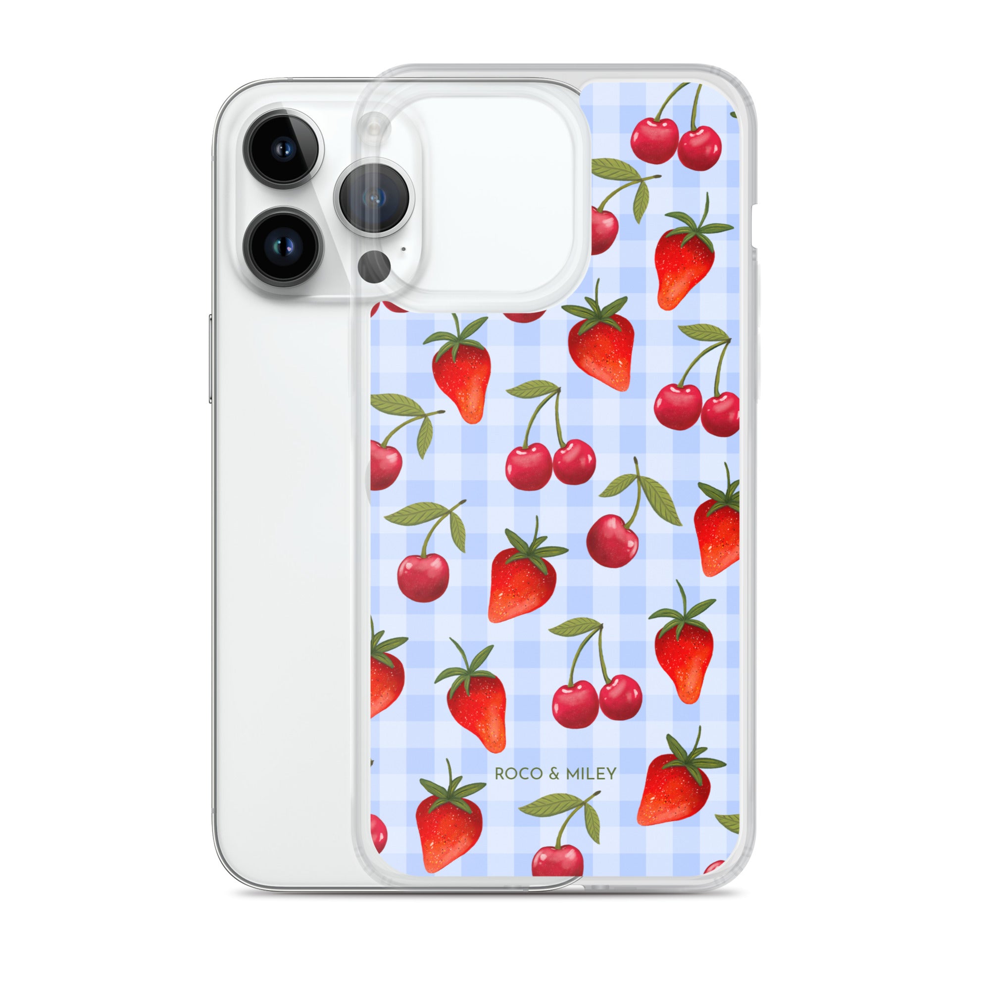 Cherries and Berries - Clear Case for iPhone