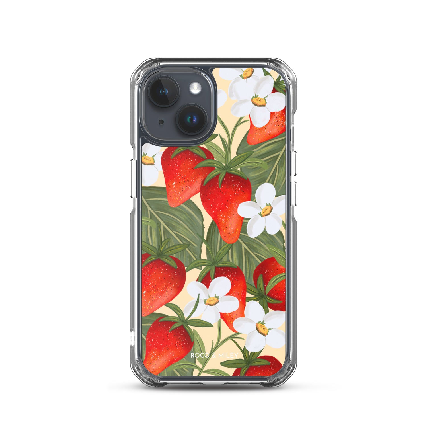 Strawberry Fields - Clear Case for iPhone