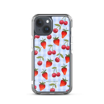 Cherries and Berries - Clear Case for iPhone