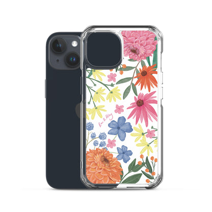 Wildflower - Clear Case for iPhone