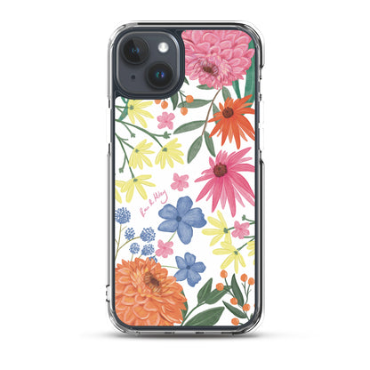 Wildflower - Clear Case for iPhone