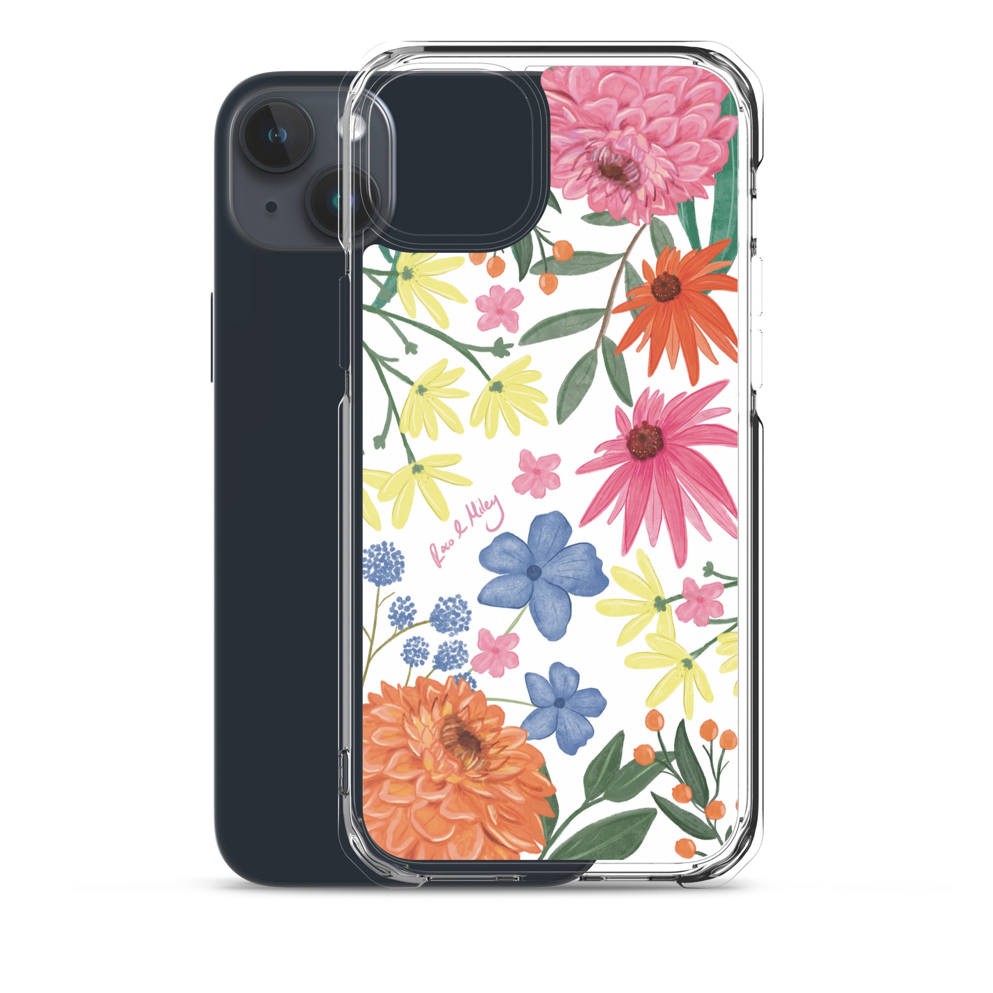 Wildflower - Clear Case for iPhone