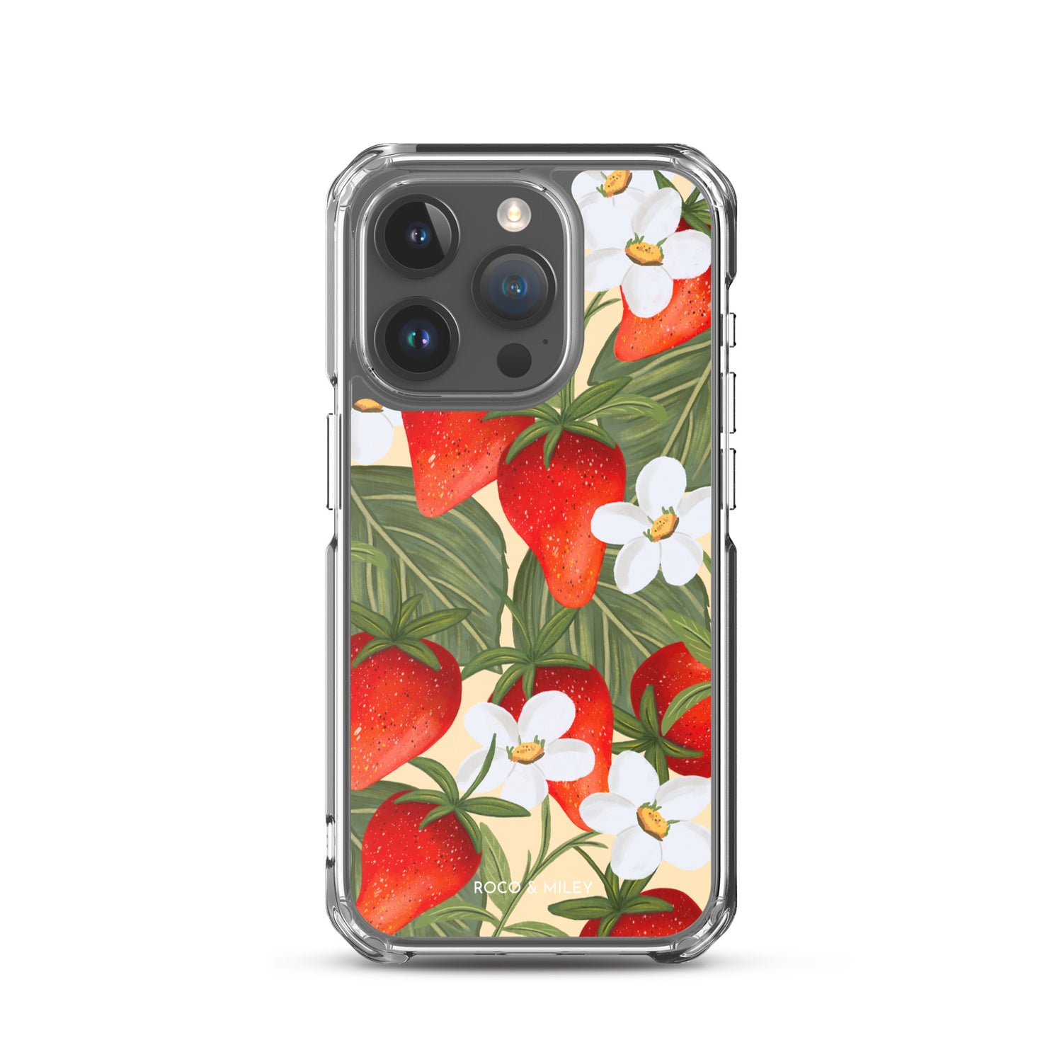 Strawberry Fields - Clear Case for iPhone