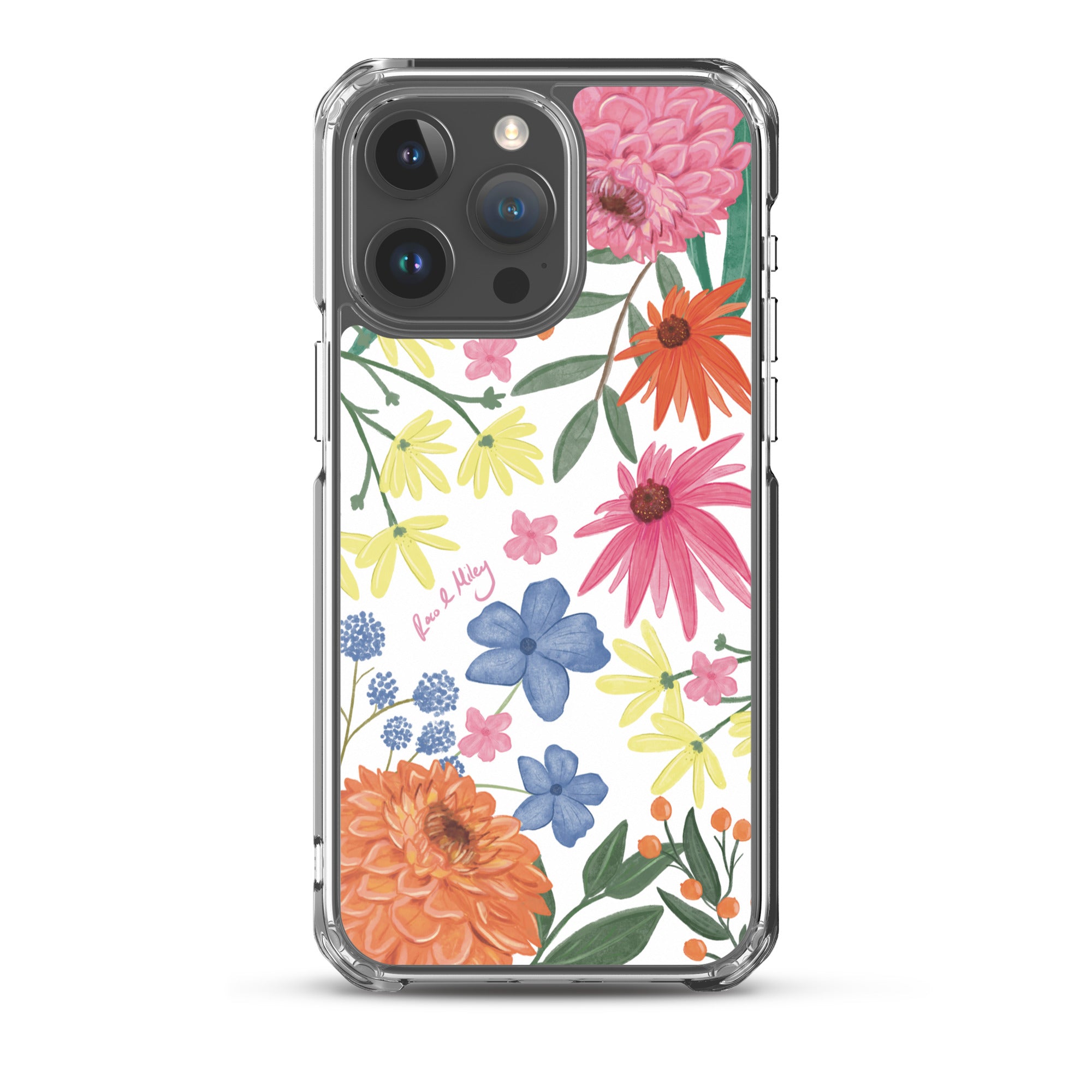 Wildflower - Clear Case for iPhone