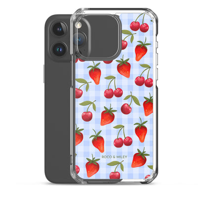 Cherries and Berries - Clear Case for iPhone