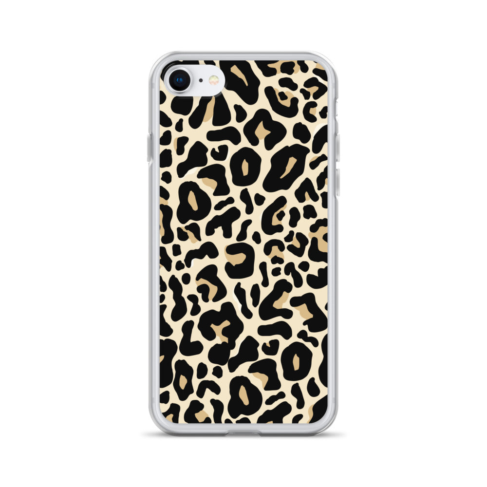 Leopard Print Clear Case for iPhone®