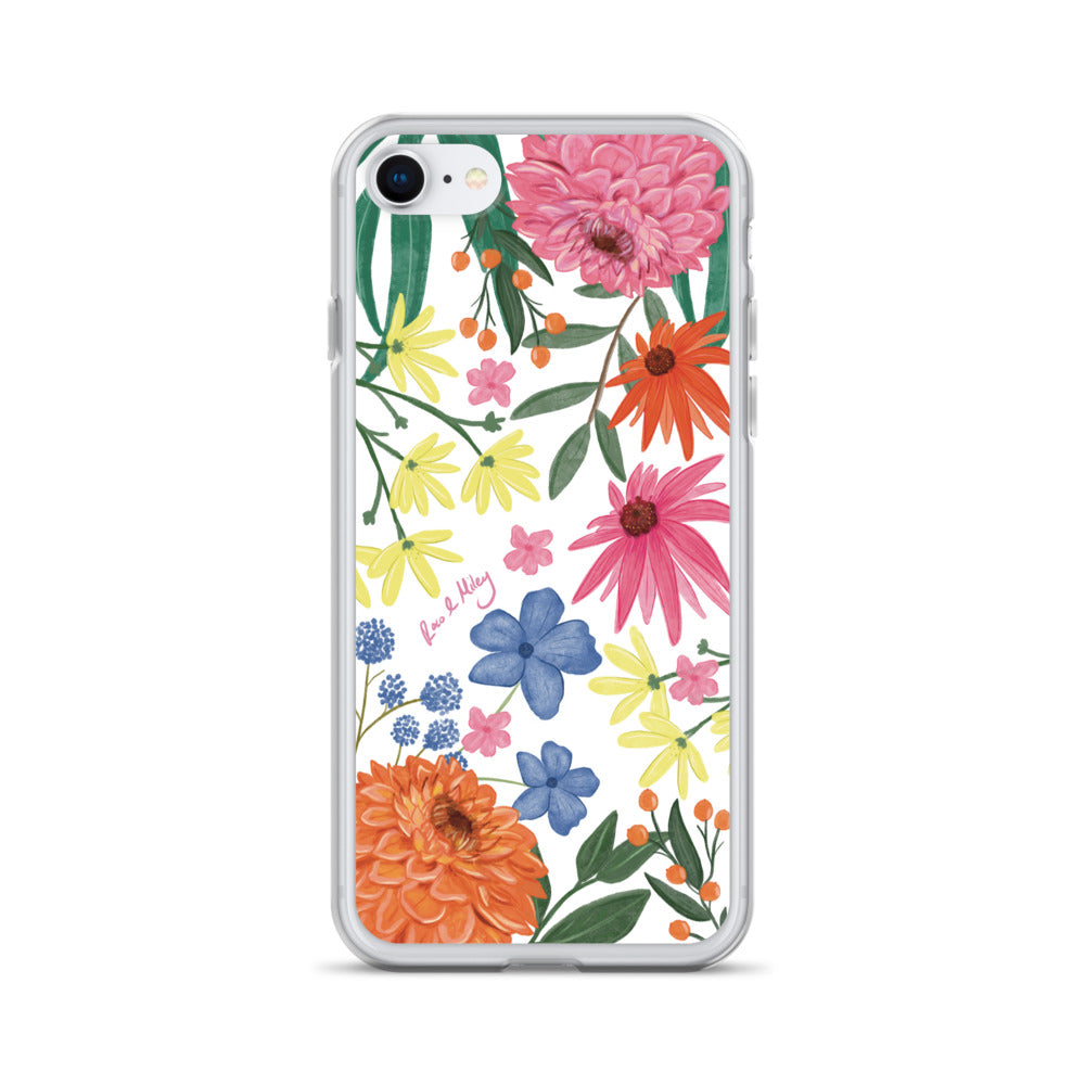 Wildflower - Clear Case for iPhone