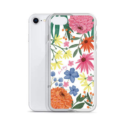 Wildflower - Clear Case for iPhone