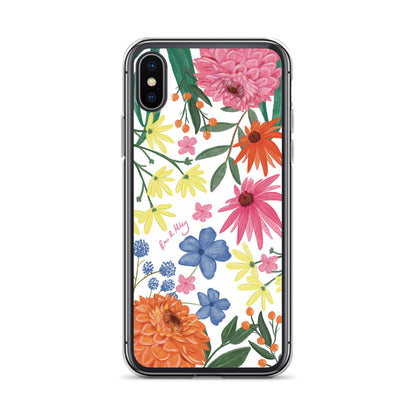 Wildflower - Clear Case for iPhone