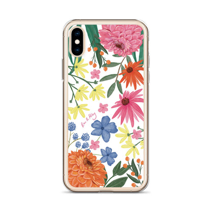 Wildflower - Clear Case for iPhone