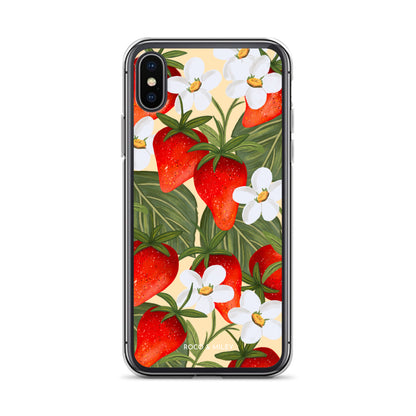 Strawberry Fields - Clear Case for iPhone