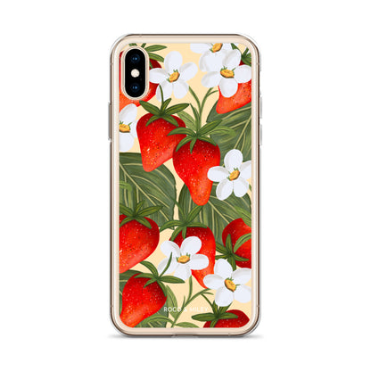 Strawberry Fields - Clear Case for iPhone