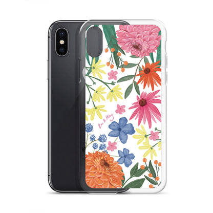 Wildflower - Clear Case for iPhone