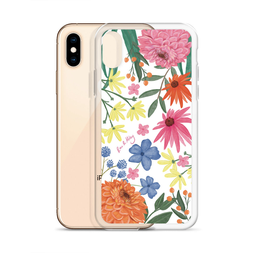 Wildflower - Clear Case for iPhone