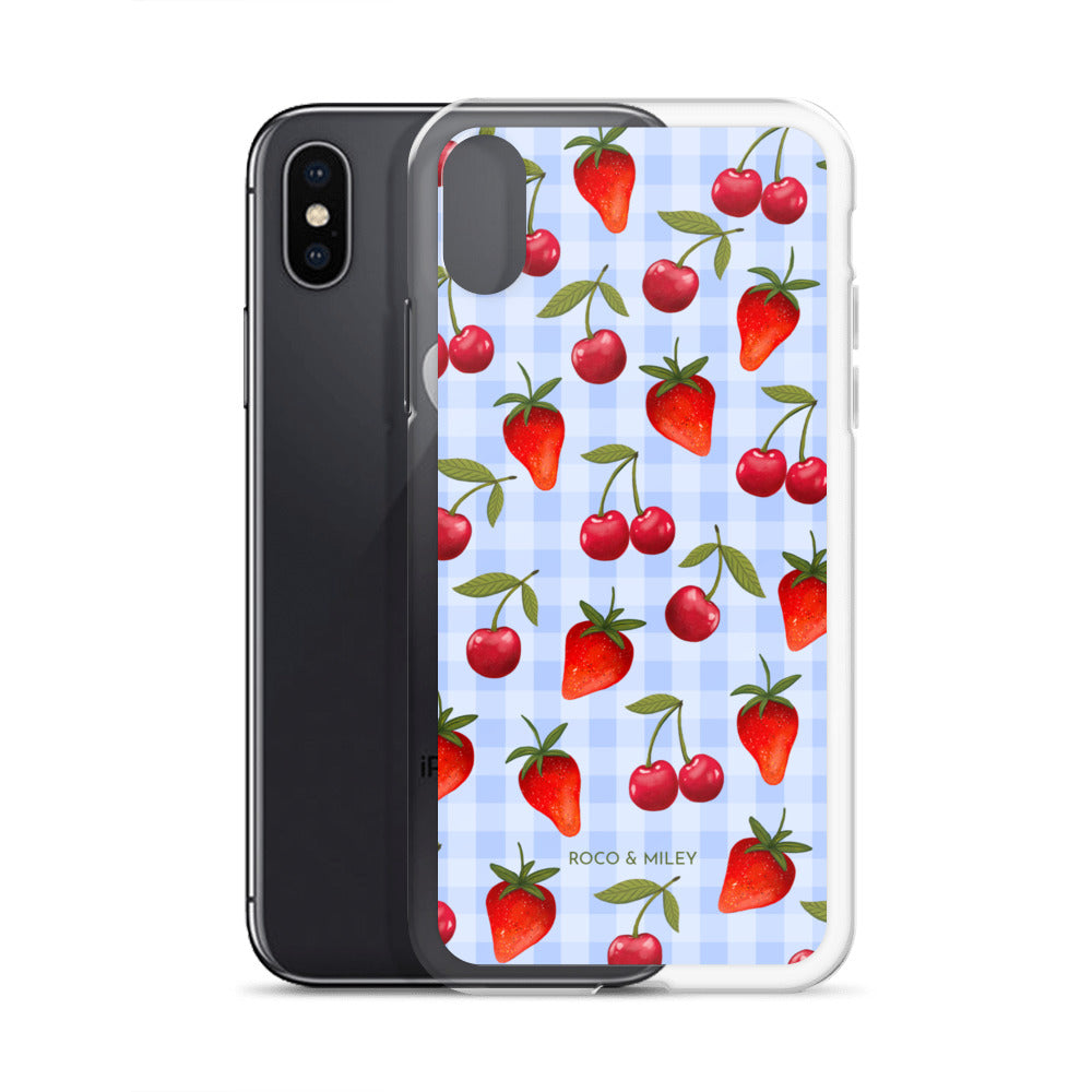 Cherries and Berries - Clear Case for iPhone