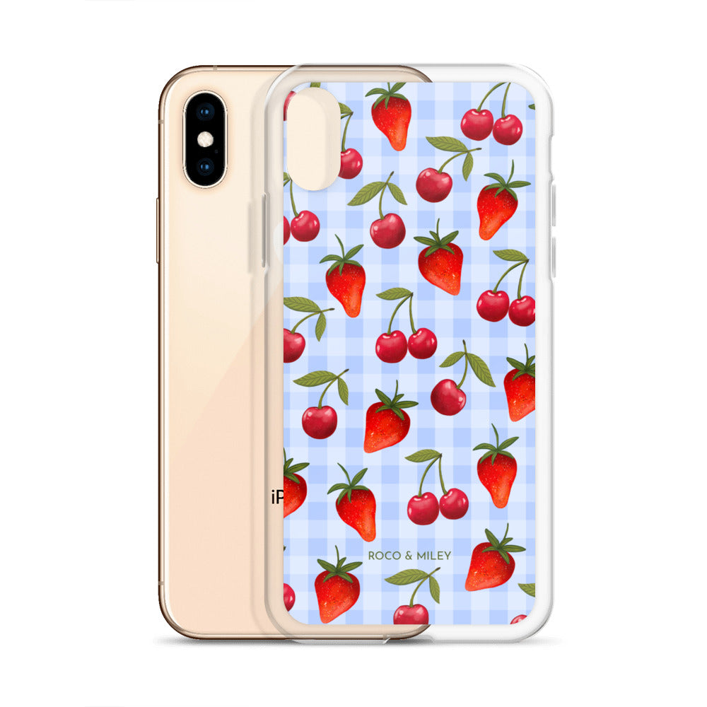 Cherries and Berries - Clear Case for iPhone