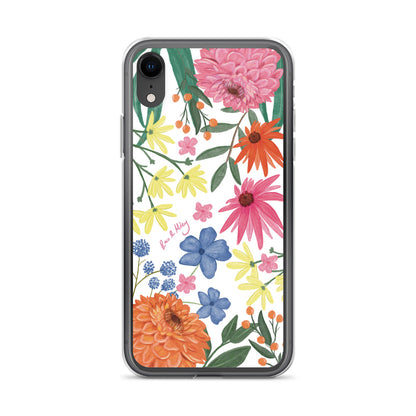 Wildflower - Clear Case for iPhone