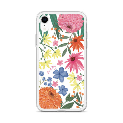 Wildflower - Clear Case for iPhone