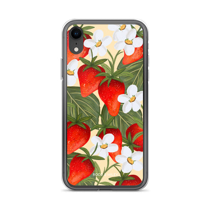 Strawberry Fields - Clear Case for iPhone