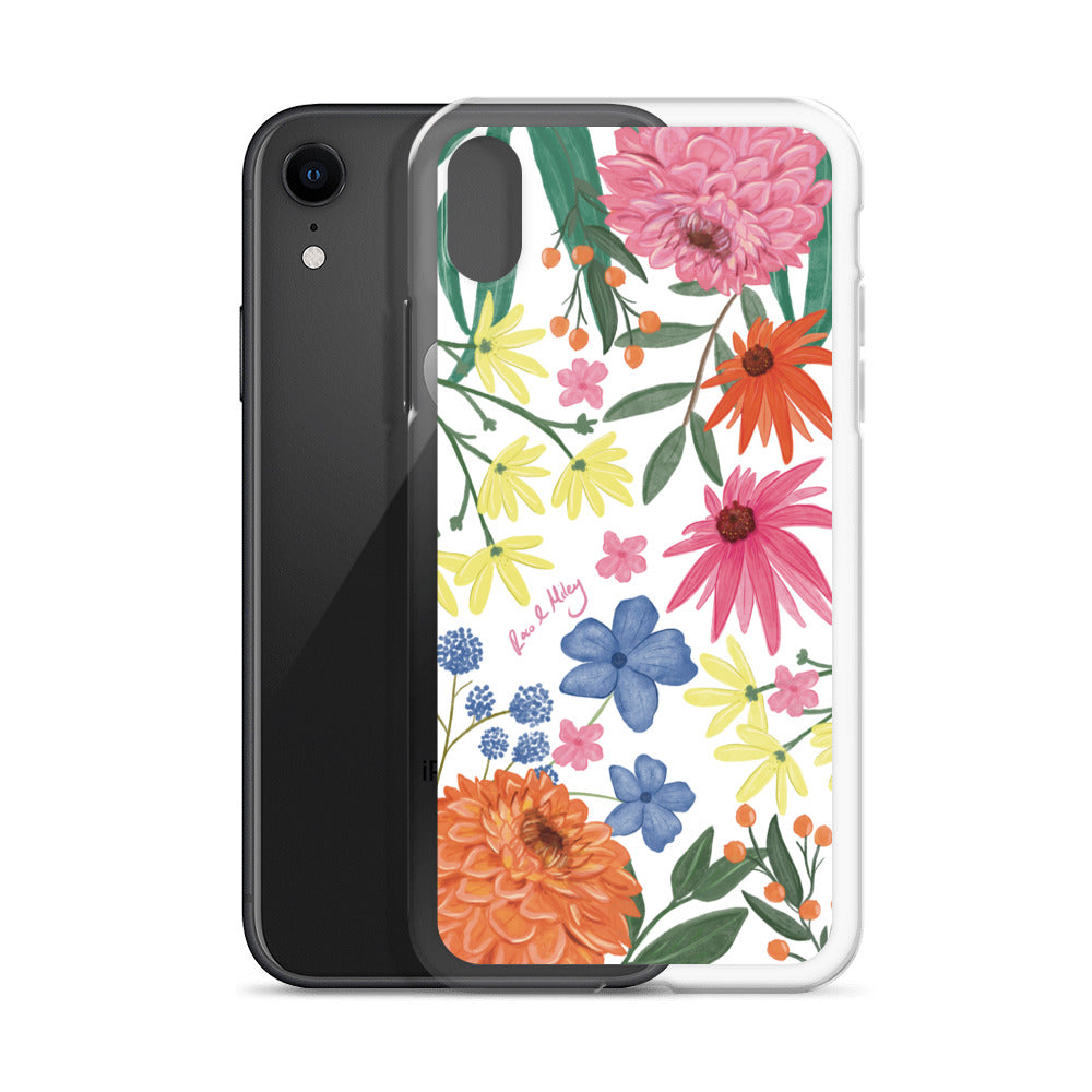 Wildflower - Clear Case for iPhone