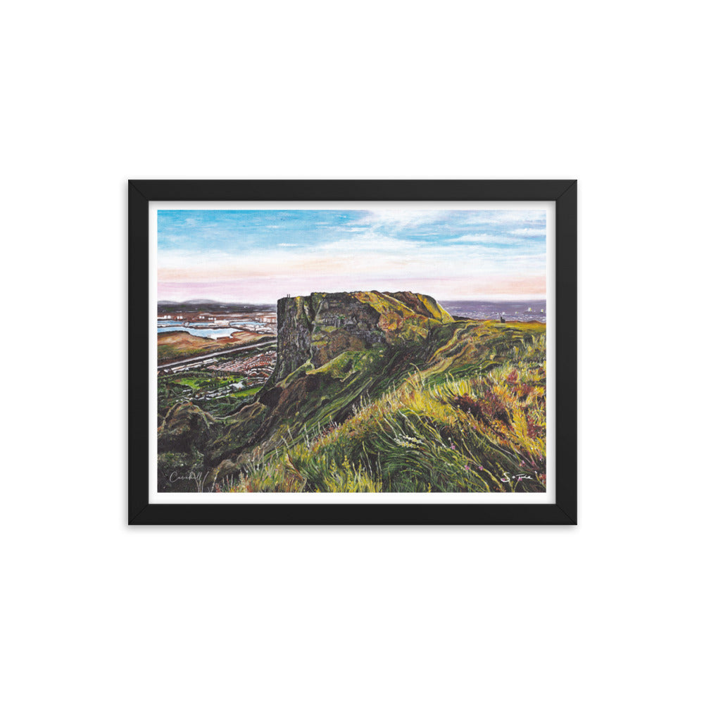 Cavehill Belfast Framed Art Print