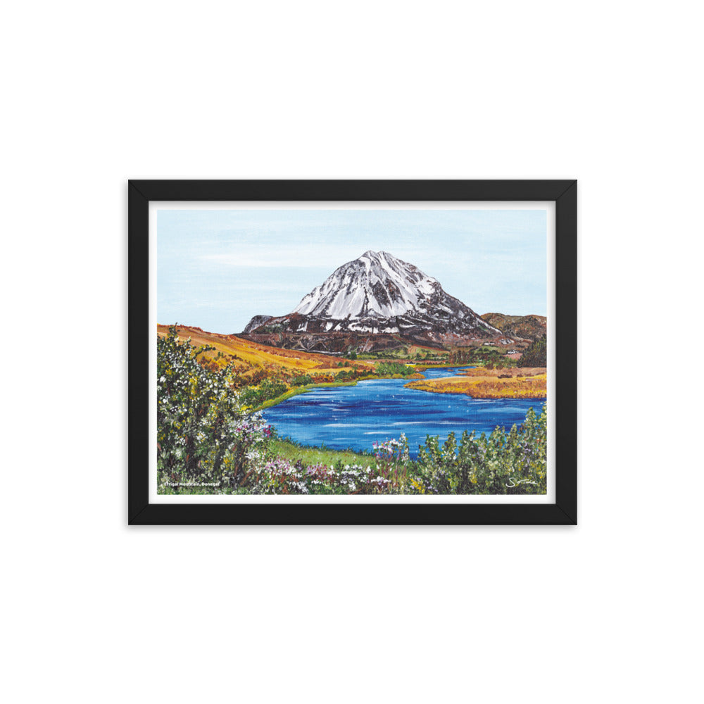 Errigal Mountain Donegal Framed Art Print