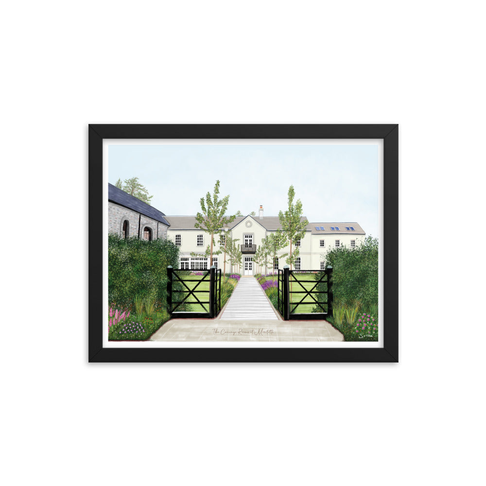 The Carriage Rooms at Montalto Framed Art Print