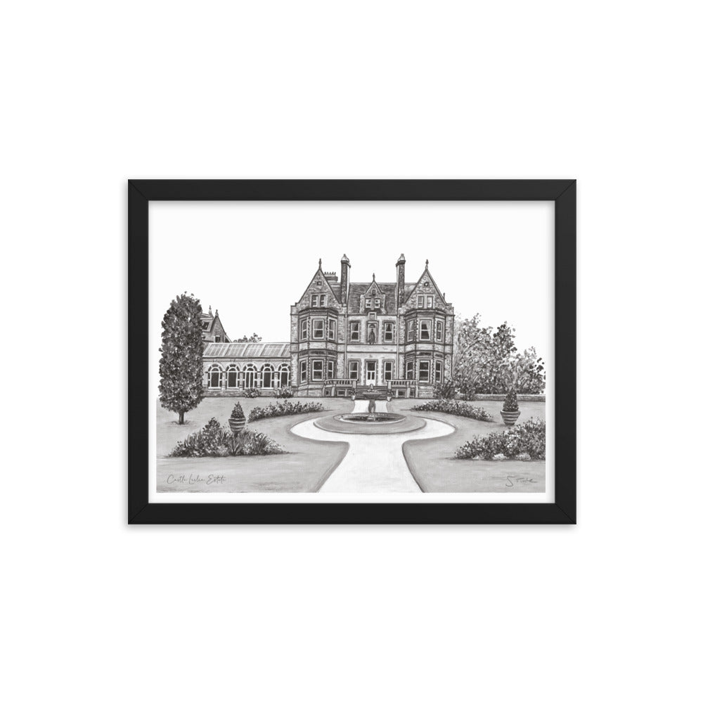 Castle Leslie Estate Framed Art Print