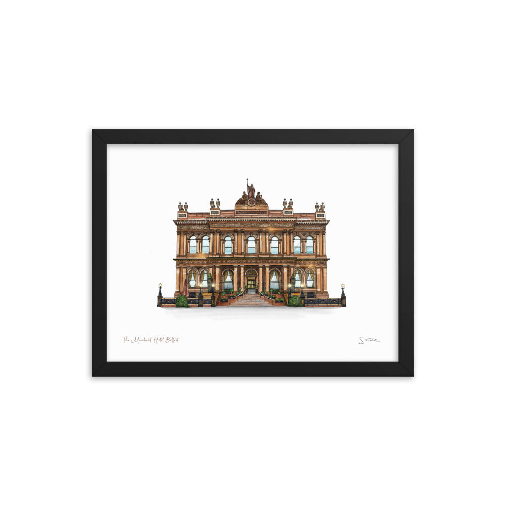 The Merchant Hotel Belfast Framed Art Print