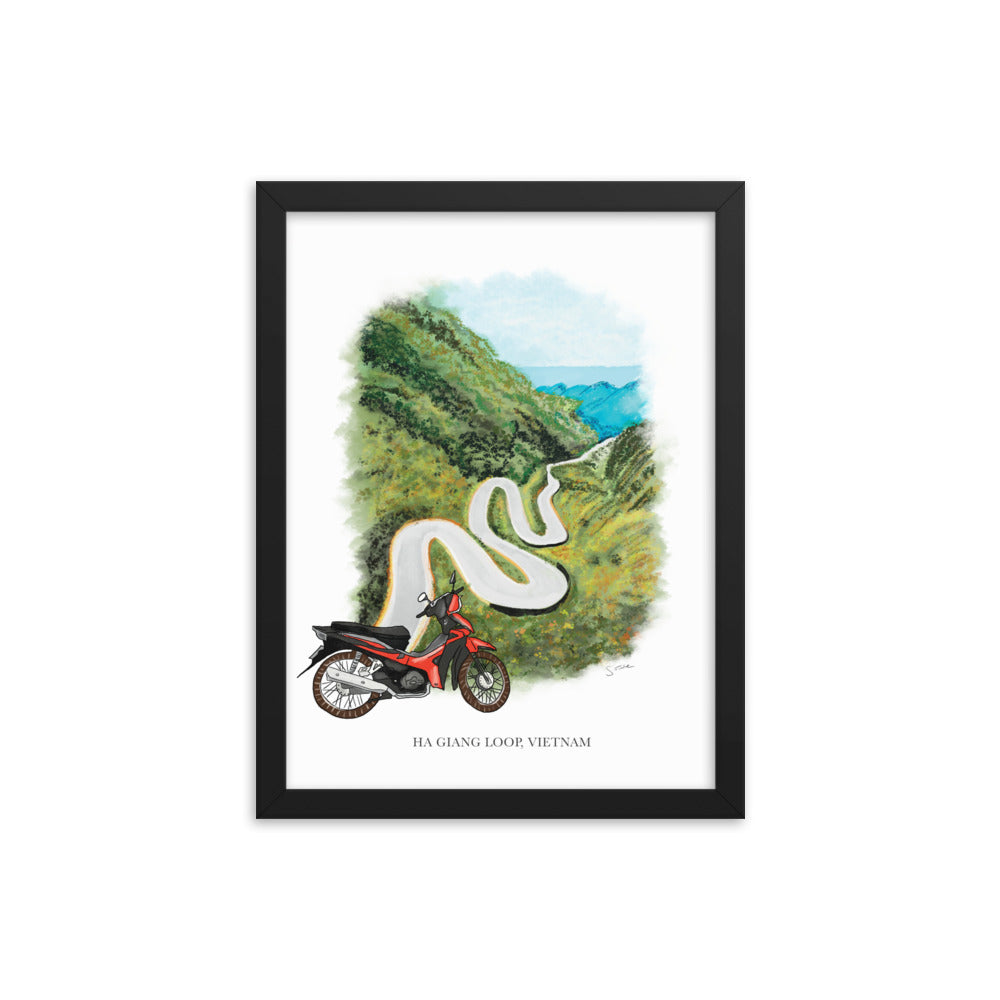 Ha Giang Loop Vietnam Framed Art Print