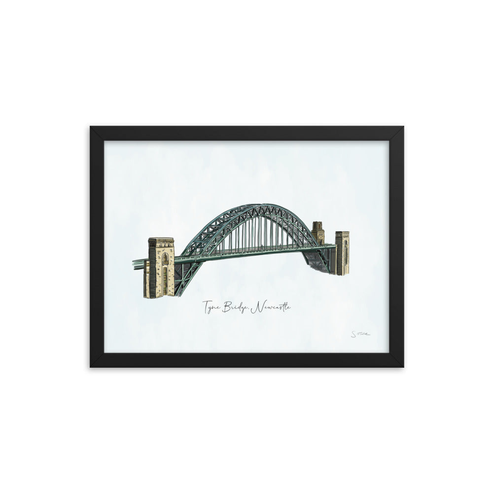 Tyne Bridge Newcastle Framed Art Print