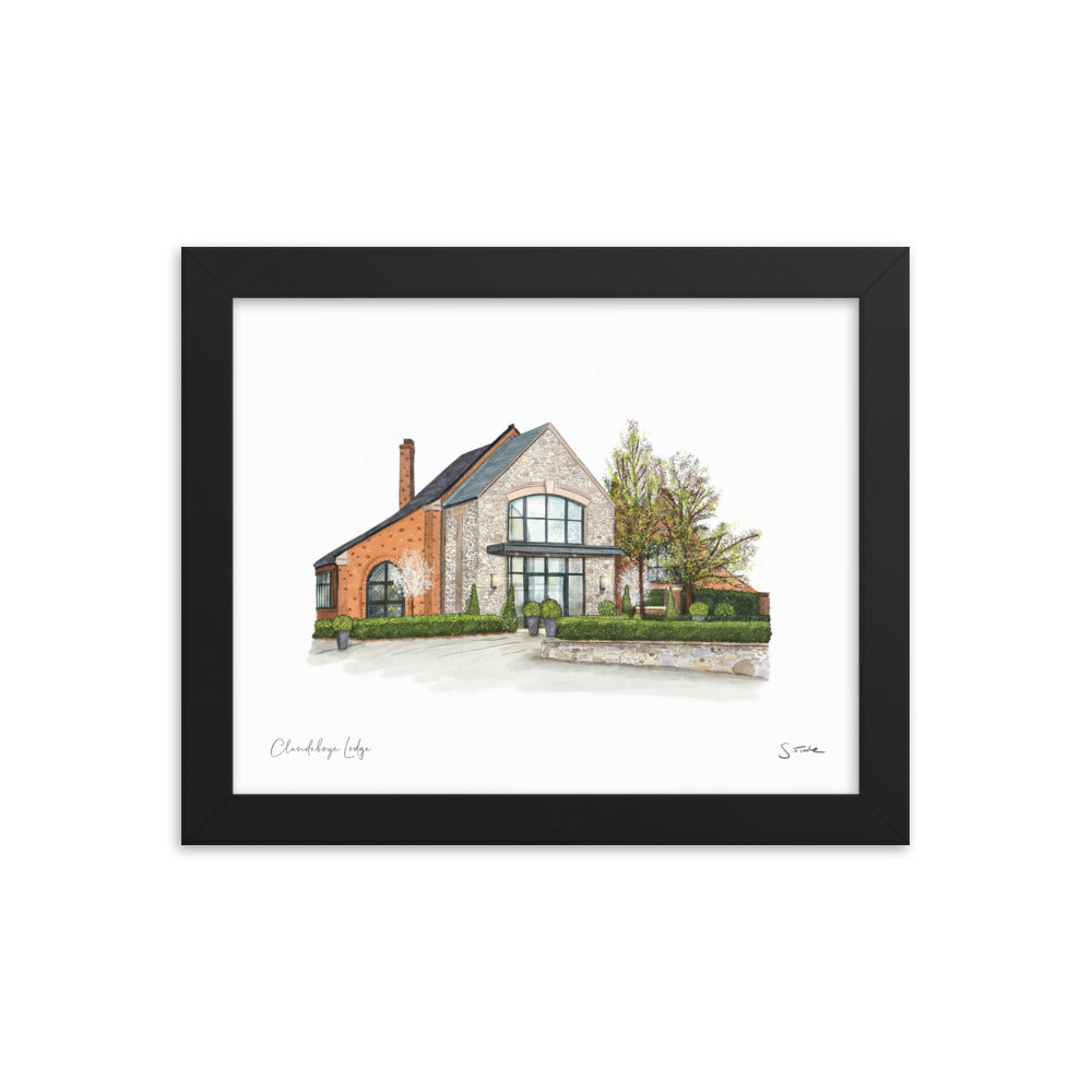 Clandeboye Lodge Hotel Framed Art Print