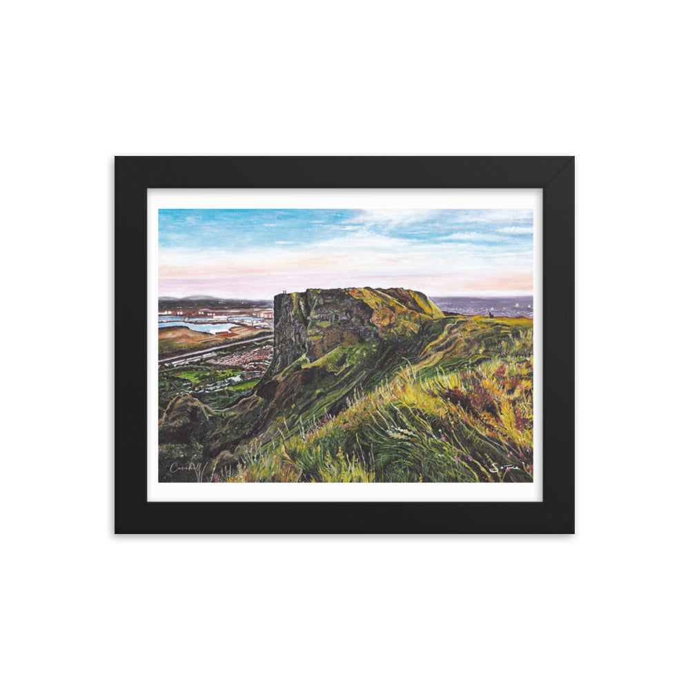 Cavehill Belfast Framed Art Print