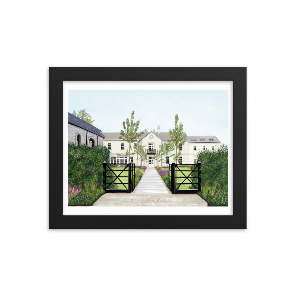 The Carriage Rooms at Montalto Framed Art Print